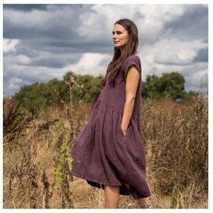 100% linen dress